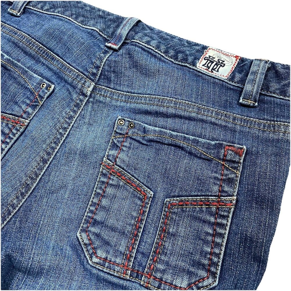 Tommy Hilfiger Freedom Jeans 31x27 Blue Denim Low Rise Straight